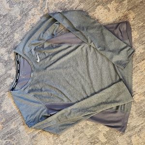Women's Nike dri-fit long sleeve running shirt